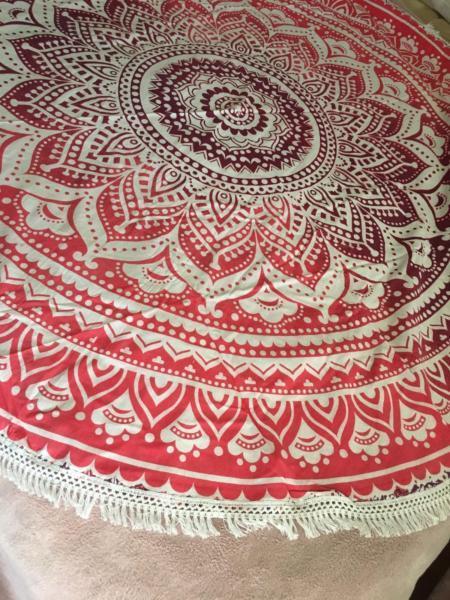 Mandala tapestry handmade round beach throws