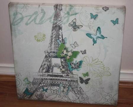 Paris theme art and carry bags