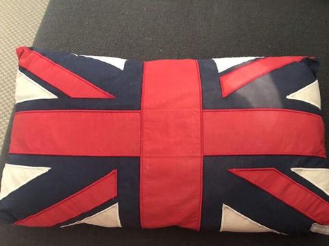 Union Jack flag cushion