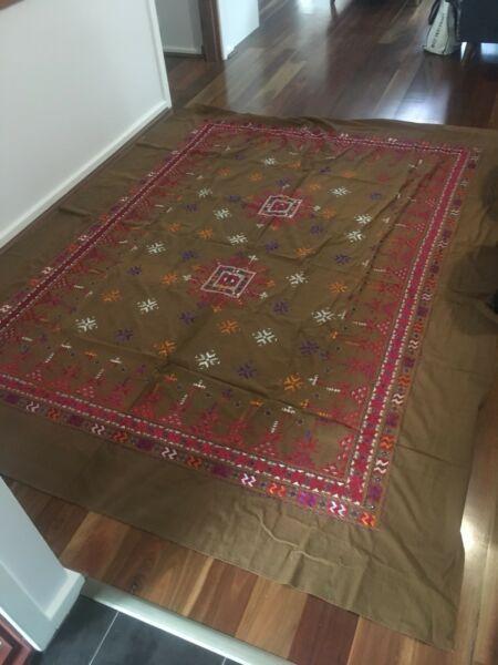 Authentic Indian table cloth / bed spread