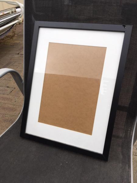 picture frame, dark/black wood ikea