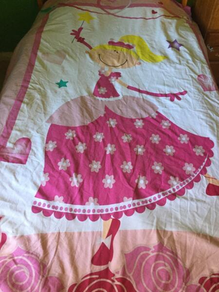 Fairy single bed child's cotton doona duvet cover
