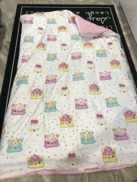 Double and single bed doona covers . Num noms in exc cond