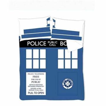 Doctor Who Tardis Double Quilt Cover Set Dr Who Bedroom Decor