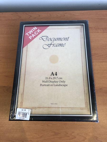 A4 Document Frame - Twin Pack