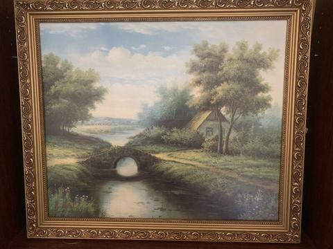 Very good condition Picture with frame