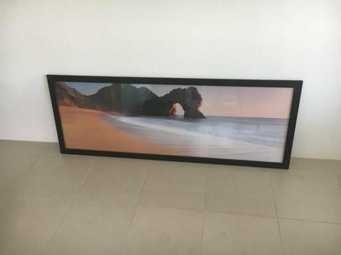 Beach framed photo