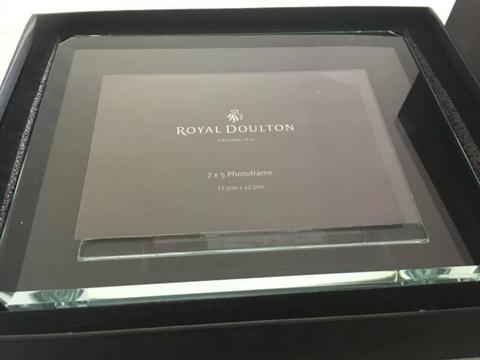 Royal Doulton Glass Photo Frame