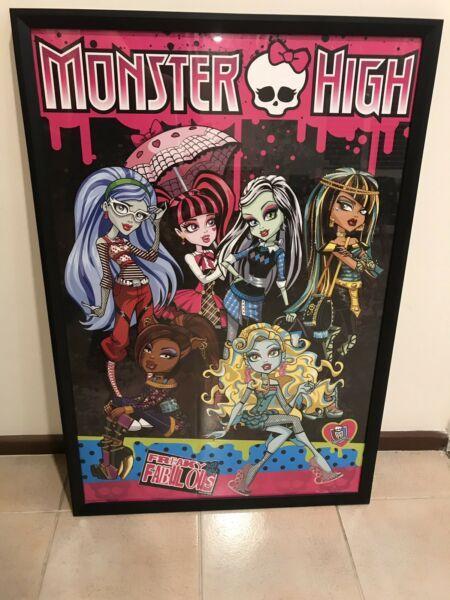 Monster High framed poster