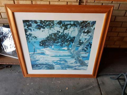 Large framed picture