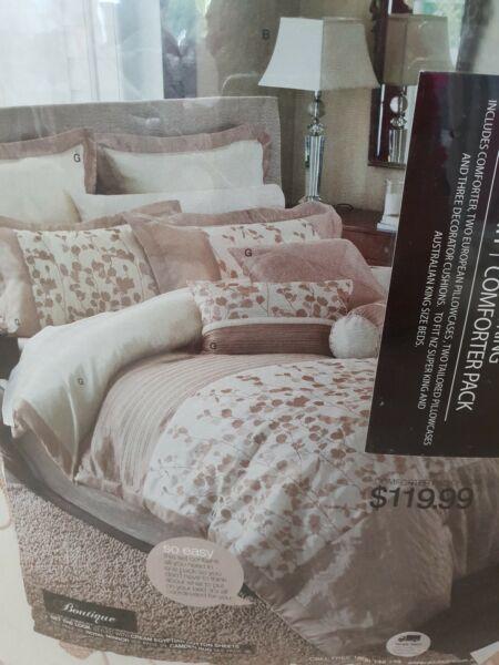 EziBuy Cream Multi Comforter Set