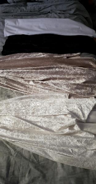 1m velvet Fabric from spotlight