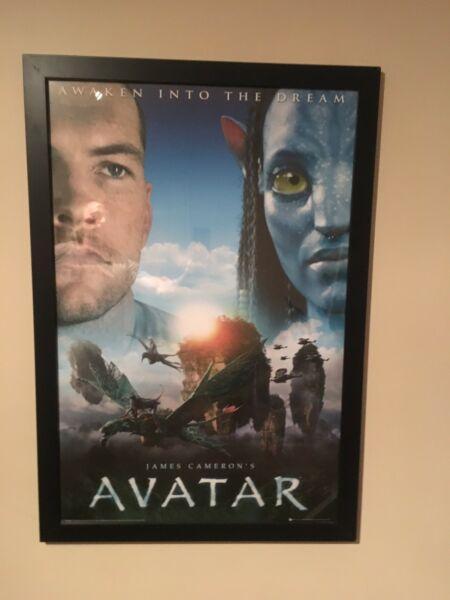 X3 Framed Movie posters - Avatar,Scarface & Back to the Future