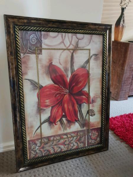 Flower picture with Frame