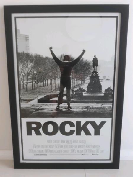ROCKY framed movie poster