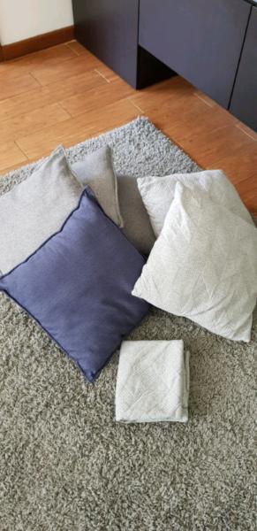 X6 Assorted Lounge Cushions / Pillow Covers and Inserts $20 the L