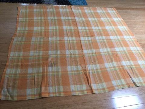 Small Double Woollen Blanket , 1.75m x 1.65m