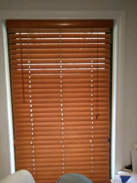 Timber Venetians - used - good condition