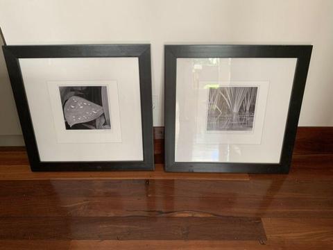 2 x framed prints