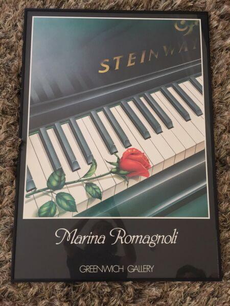 Marina Romagnoli Large Vintage Piano Print