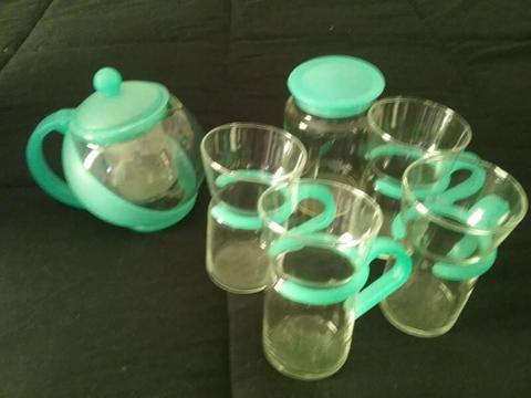glass teapot set
