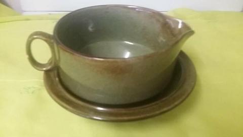 gravy boat with saucer