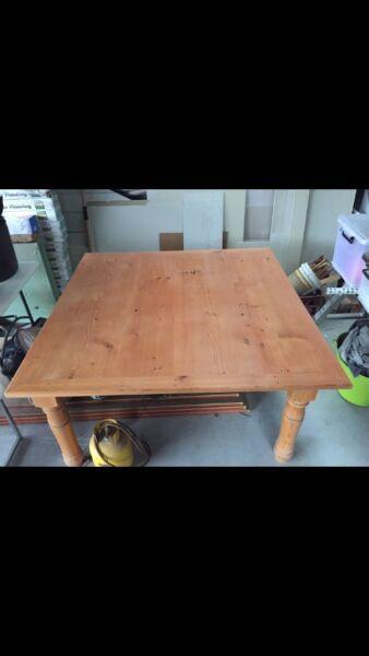 Handmade recycled Oregon table
