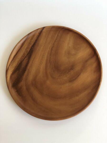 Wood platter from Bison Home