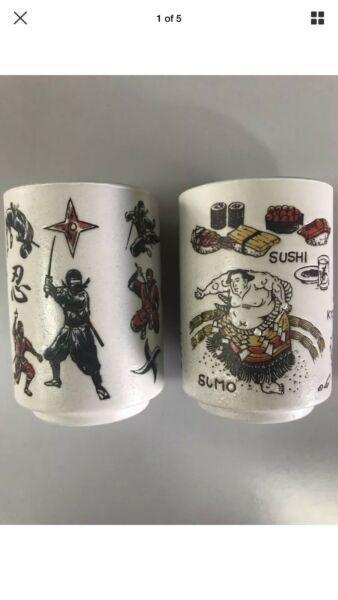 Japanese Tea Cups Brand New Unused