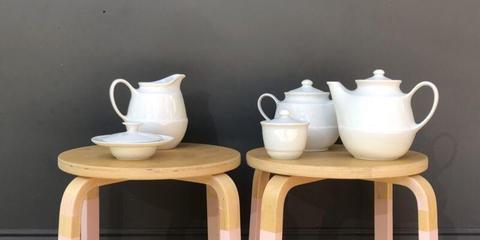 Old fashioned ceramic pots