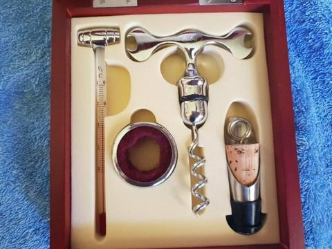 FORD Wine-Opener-Set-Wine-Bottle-Opener-Stopper-Thermometer-Col