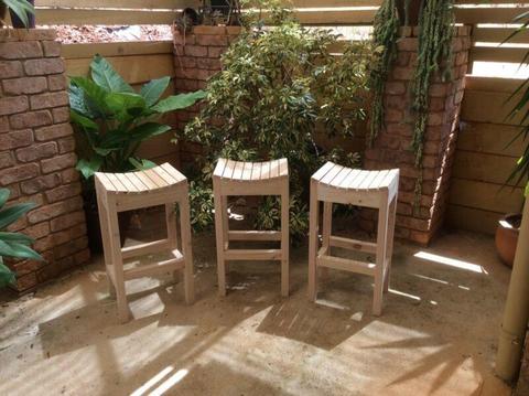 STOOLS - TIMBER - $85.00 each