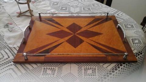 Art Deco wooden Tray