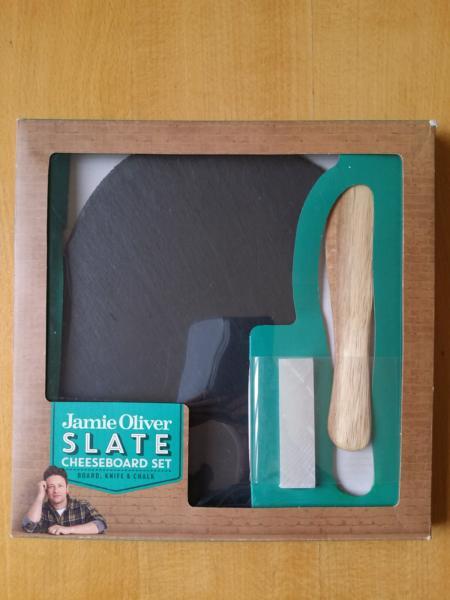 (NEW) Jamie Oliver Slate Cheeseboard set