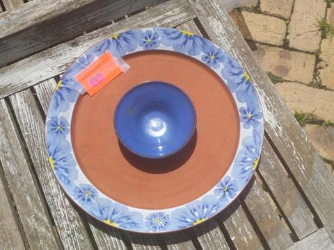 Platter Ceramic Handmade Never used $20 ONO