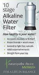 Waterfilter - Naturopaths Choice MinWell Alkaline Water Filter