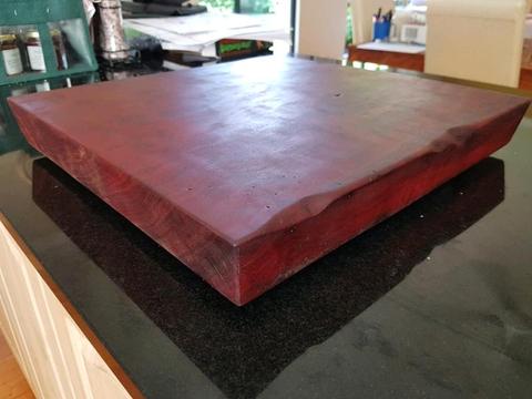 Chopping / Cutting Board Block. Red gum. Made to order