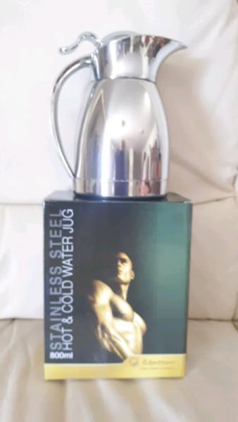 Stainless Steel Hot and Cold water jug $10 Brand New