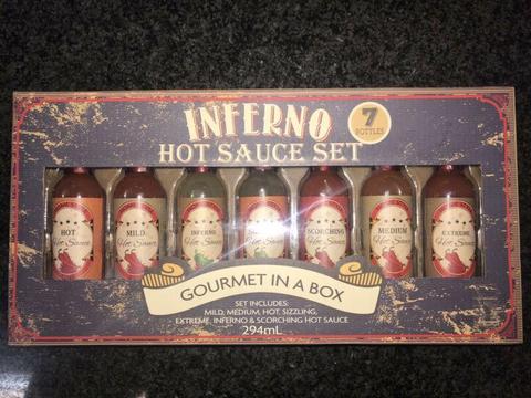 Inferno hot sauce set (7 sauces)