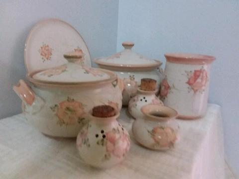 Pottery Casserole & Other Pieces