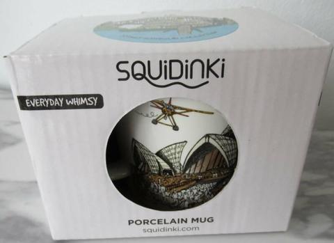 Brand new Squininki Porcelain Mug - Sydney Harbour Collection