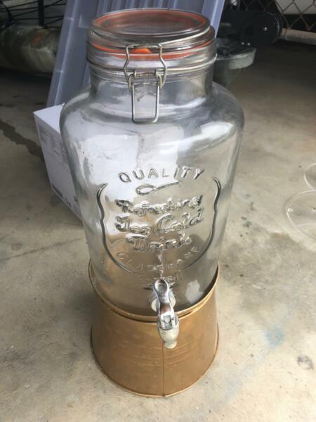 Water Jug - Copper/Gold Base - 1 x Available