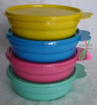Brand New Tupperware set of 4x Everyday Bowls with liquid-tight s