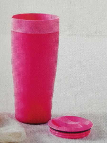 Brand New Tupperware Cafe Out pink travel mug