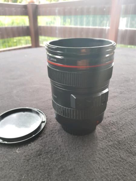 Canon lens coffee keep cup