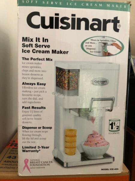 Cuisinart Soft Serve Ice Cream Maker