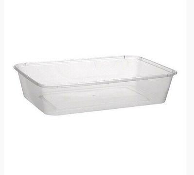 450 x 500ml plastic takeaway containers and lids