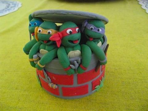 Ninja Turtles Cake Topper