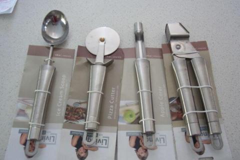 x4 stainless steel kitchen utensils