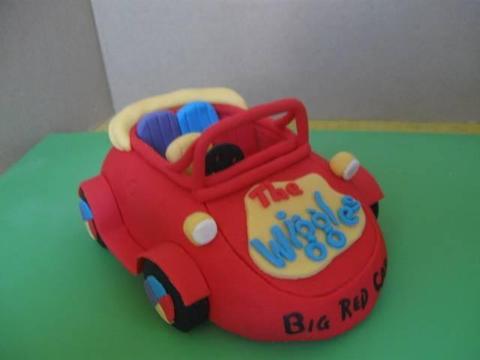 Wiggles Car Cake Topper